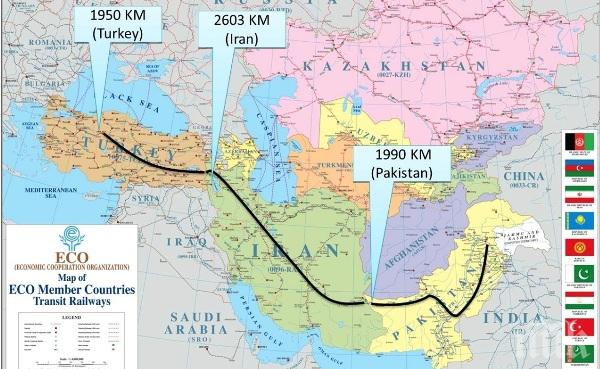 Турция, Иран и Пакистан възраждат транснационалната железопътна връзка