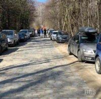 Глоби и отнети книжки след струпване на коли на Витоша