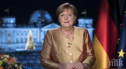 меркел последно новогодишно обръщение канцлер