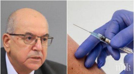 говори ваксинационният щаб проф гигов обяви идват 000 дози