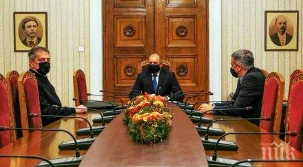 президентът румен радев срещна адмирал емил ефтимов