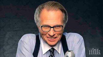 коронавирусът вкара болница легендарния водещ лари кинг