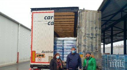 хърватия пристигна първият тир минерална вода българия