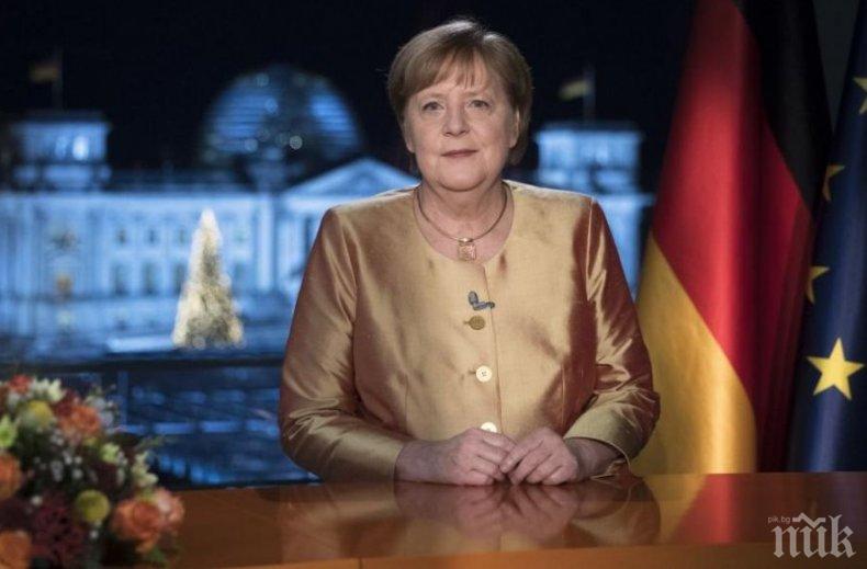 Меркел с последно новогодишно обръщение като канцлер