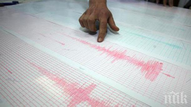 Силно земетресение разлюля Индонезия