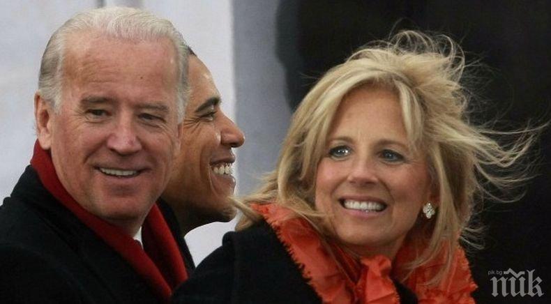 ЛОШ ЗНАК: Съпругата на Байдън не успя да взриви конфети по време на жив ефир в новогодишната нощ (ВИДЕО)