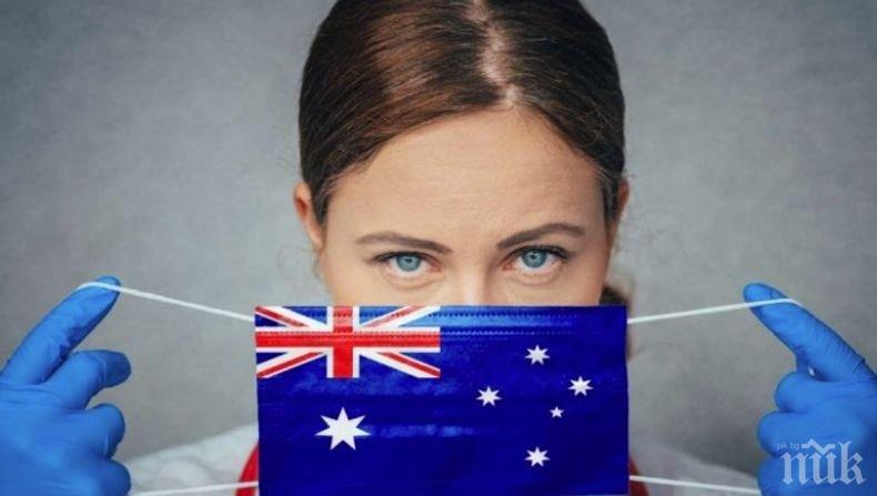 Щат в Австралия въвежда задължителни маски