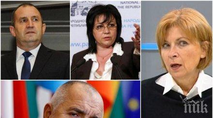 експертно мнение боряна димитрова задава партиен парламент лидерите опозицията отстъпление управляващите затвърждават рейтинга