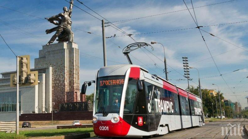 Първият безпилотен трамвай в Русия тръгва през 2022 г.
