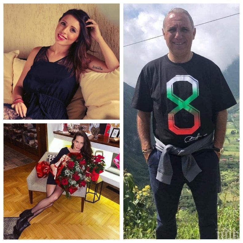 ГОРЕЩО В ПИК: Христо Стоичков в опасна близост с наш топмодел - щерката на Камата го издаде... (СНИМКИ)