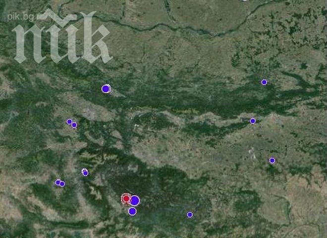 Пак трус край Сатовча - 3,1 по Рихтер