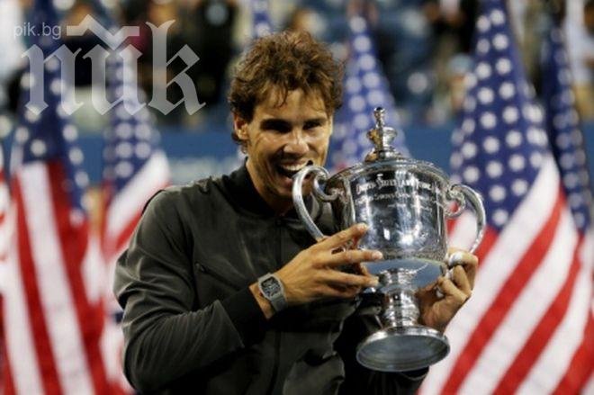 Часовник за 690 хил. долара носи късмет на корта на Рафа Надал