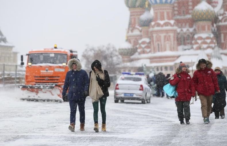 Лют студ в Москва. Температурите паднаха до минус 30 градуса