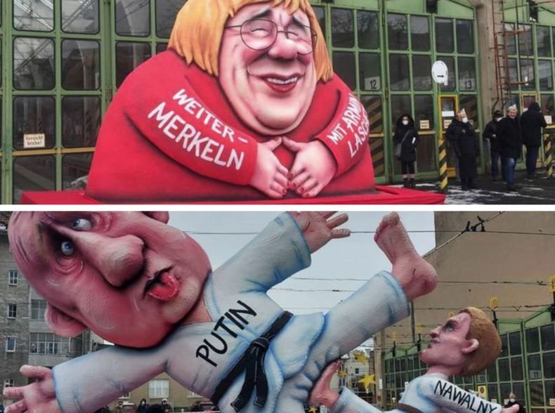 ВЪПРЕКИ ПАНДЕМИЯТА! Карнавални платформи преминаха по празните улици на Дюселдорф