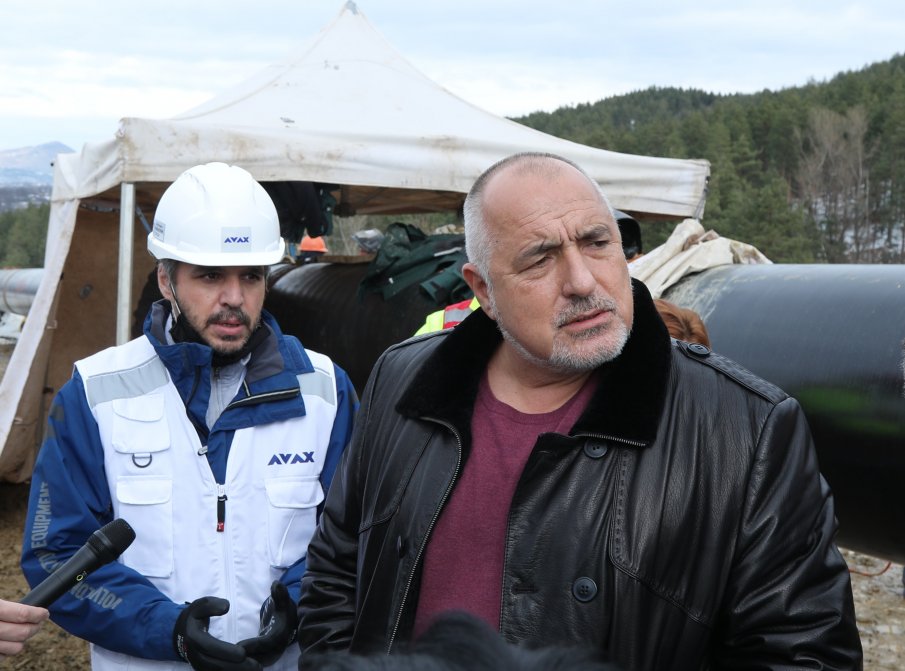 Бойко Борисов инспектира интерконекторната връзка с Гърция (СНИМКИ)