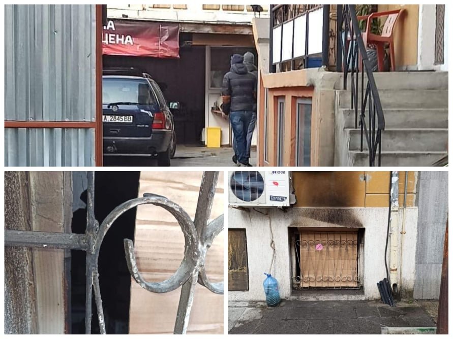 Пожар в работилница в центъра стресна бургазлии