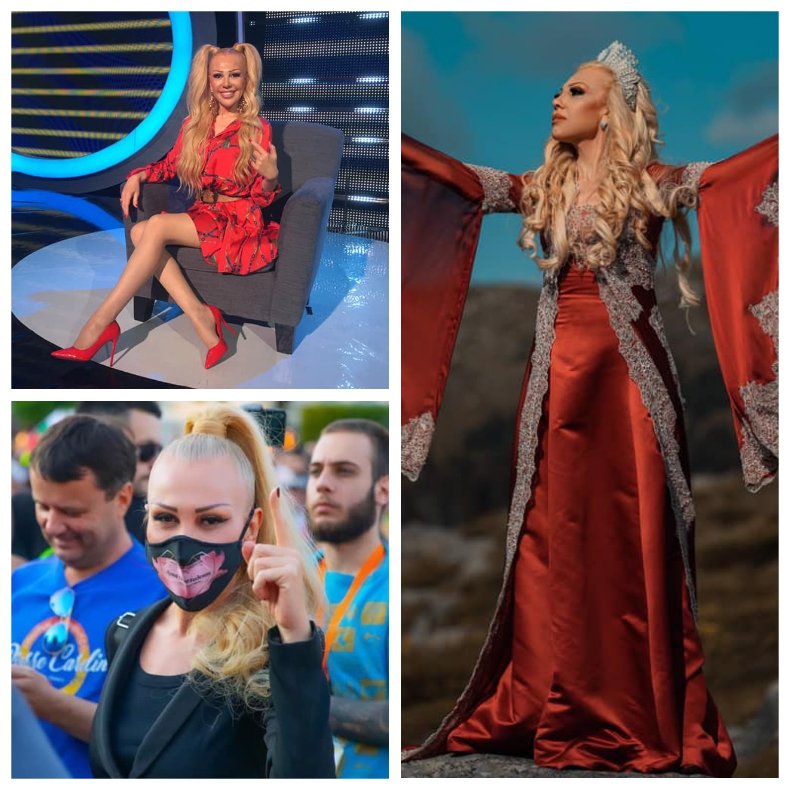 СКАНДАЛНО: Кандидат за президент лъсна чисто гола навръх Трети март (СНИМКА)