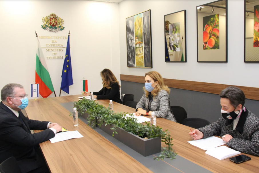 Вицепремиерът Марияна Николова и посланикът на Израел обсъдиха провеждането на двустранен бизнес форум в туризма