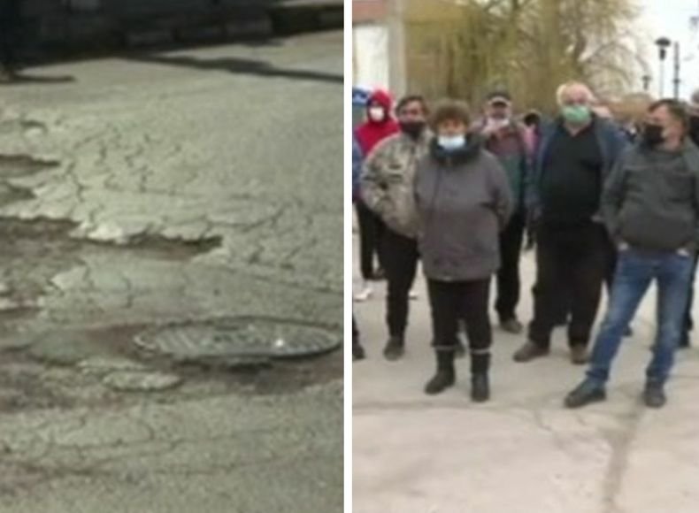 Разбит път изкара на протест жителите на село във Врачанско