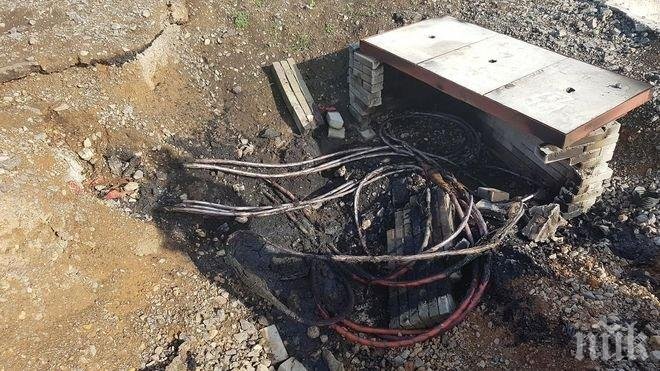 5000 останаха без ток заради кабелни апаши