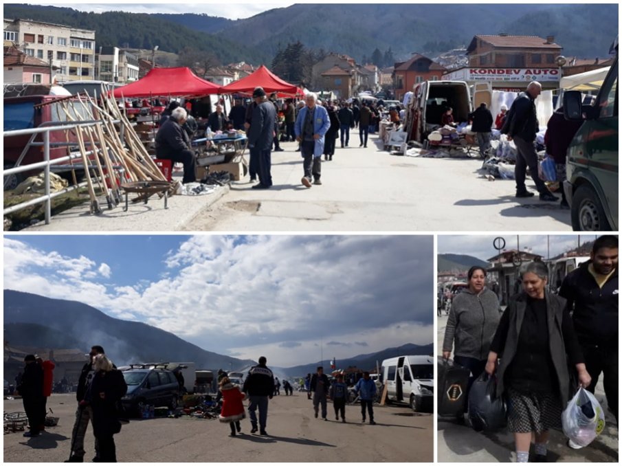 ГОРЕЩО В ПИК TV: Мерките са мираж в малък град - ето как стотици без маски се тълпят на пазар (ВИДЕО/СНИМКИ)