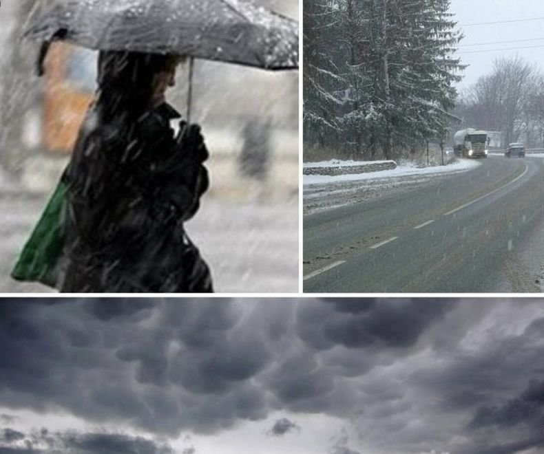 ИДЕ СТУД: Половин България с жълт код заради валежи от дъжд и сняг, градусите падат под минуса (КАРТИ)