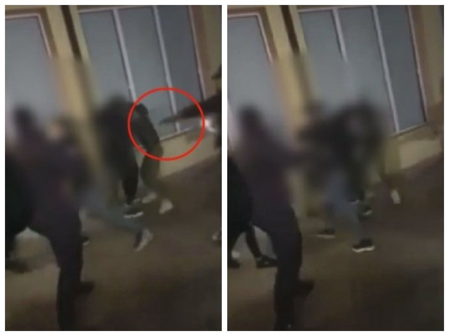 ЕКШЪН: Ученички се сбиха, полицай извадил пистолет