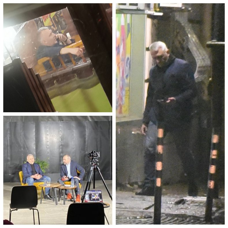 САМО В ПИК: Изоставен и в квартална кръчма, Николай Хаджигенов удави в алкохол мъката си след провала на гей срещата (ПАПАРАШКИ СНИМКИ)