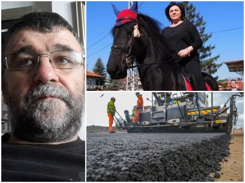 Писателят Христо Стоянов скочи срещу гаврата Хората не ядат асфалт: Яхащата кобили няма как да знае колко тежък е трудът на тези хора