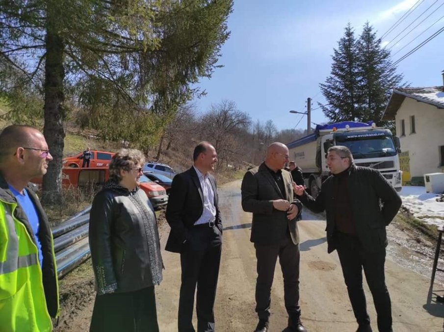 Николай Нанков и министър Димитров дадоха старт на ремонт на ВиК мрежата за 2,6 милиона лева в Априлци