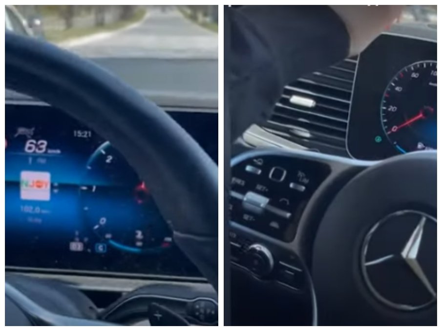 ФУКЛА С НАРУШЕНИЯ: Блондинка от Пловдив шпори с мръсна газ в града, изпреварва отдясно (ВИДЕО)