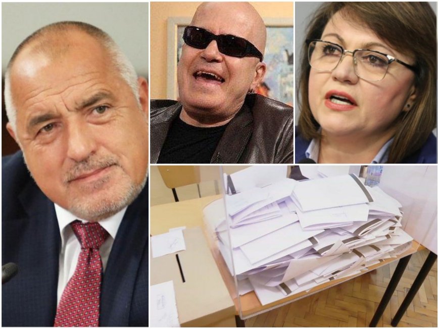ПЪРВО В ПИК: ЦИК с най-нови данни за изборните резултати - ГЕРБ води убедително с 24,15%, Слави има 19%