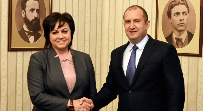 РОТ ФРОНТ: БСП ще подкрепи Румен Радев и Илияна Йотова на президентските избори
