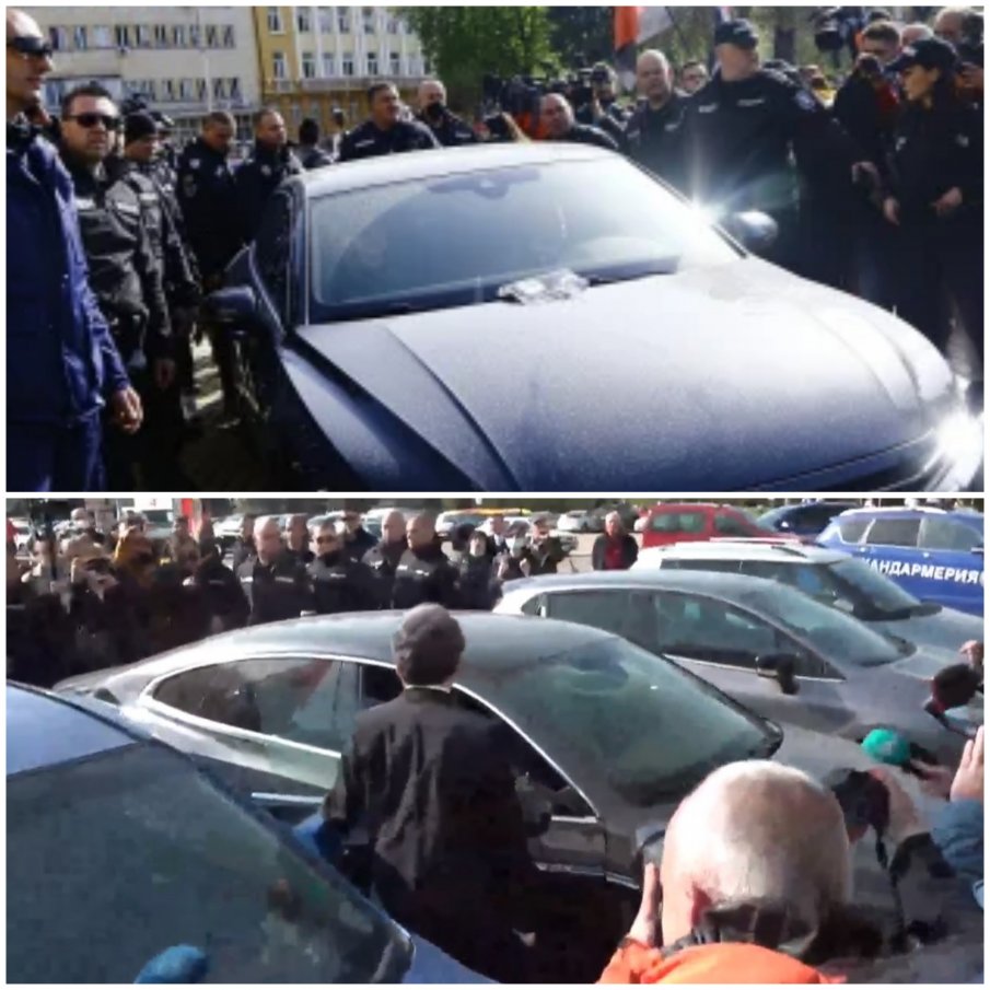ГОРЕЩО В ПИК TV: Борисов и Каракачанов изумени от лимузината на депутата на Слави Тошко Йорданов (ВИДЕО)