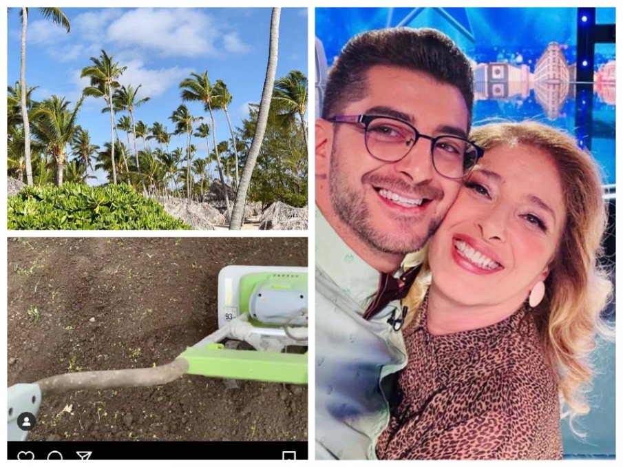 Сашо Кадиев на плаж в Доминикана, майка му превива гръб в Кокаляне (СНИМКИ)