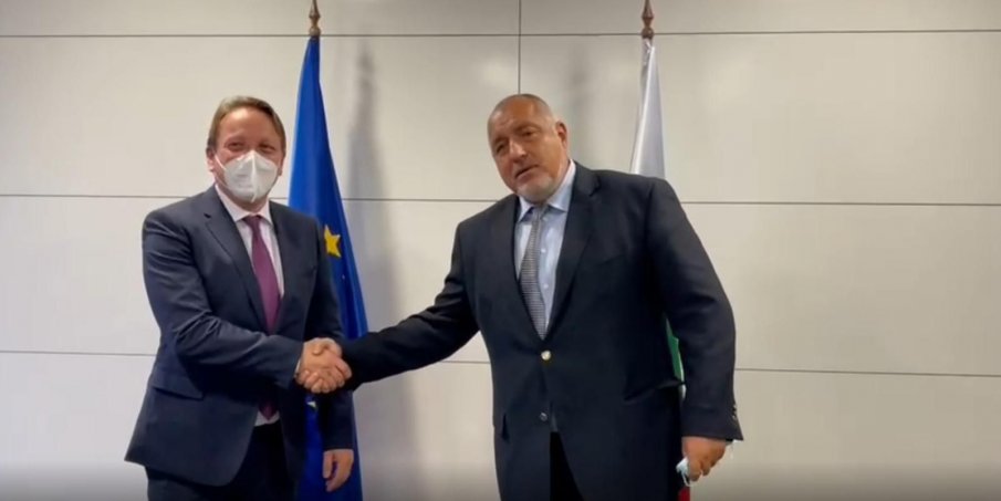 ПЪРВО В ПИК! Бойко Борисов проведе среща с еврокомисаря по разширяването Оливер Вархей