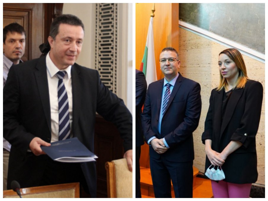 Пресаташето на служебния министър Янаки Стоилов с протоколен гаф (СНИМКА)