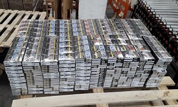 Откриха 140 000 къса нелегални цигари в палети за Германия