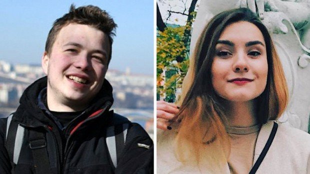 Приятелката на Роман Протасевич от сваления самолет в Минск е в изолатор