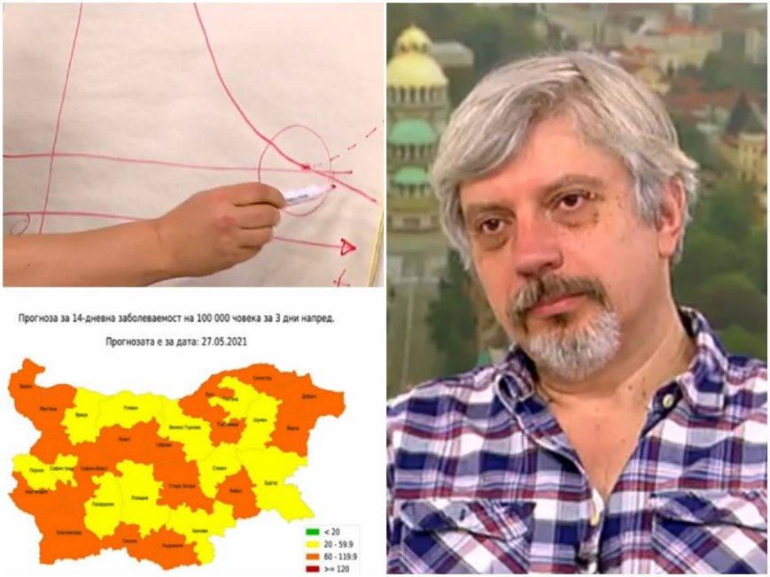 Проф. Витанов показа точката на шарана, която ще покаже накъде ще тръгне България в пандемията и изчисли кога ще стигнем груповия имунитет (СНИМКИ)