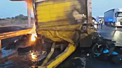 Откачило се ремарке предизвика меле на Подбалканския път, има ранен