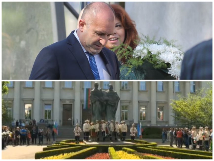 СИГНАЛ ДО ПИК: Безпрецедентен протоколен гаф по време на вчерашните тържества с участието на Румен Радев пред Народната библиотека (ВИДЕО)