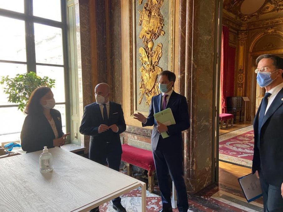 Илхан Кючюк се срещна с Шарл Мишел и Марк Рюте (СНИМКИ)