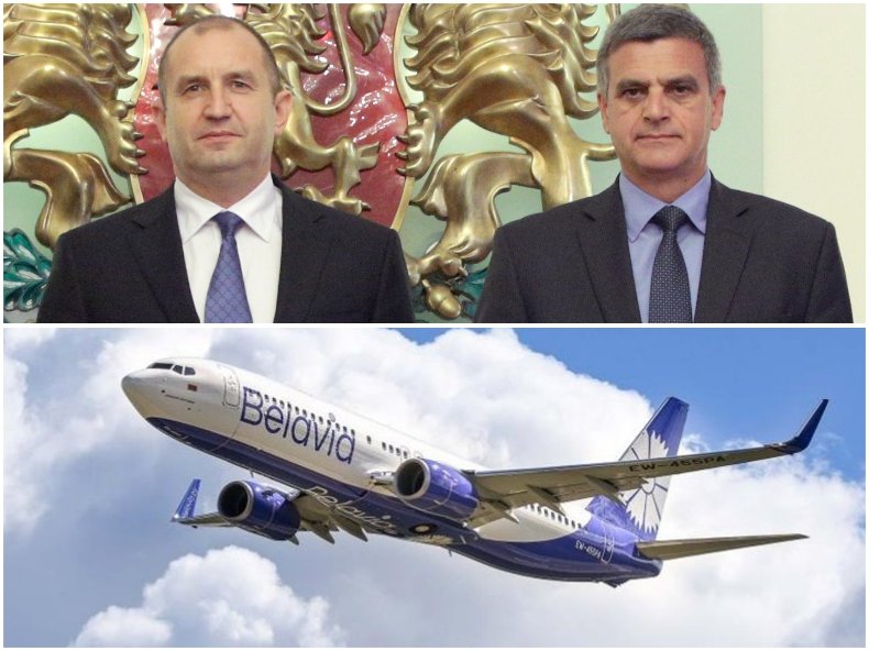 Кабинетът на Радев пусна самолет от Беларус, въпреки санкциите на ЕС