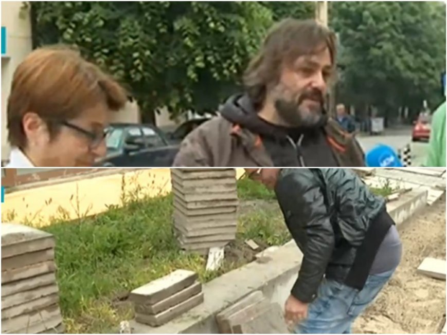 Люси Иларионов вдигна ръце от енергото! Разбили му тротоар за 12 бона