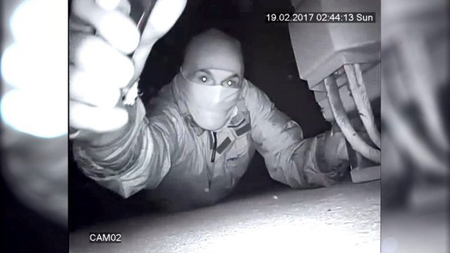 Заловиха крадец на охранителни камери