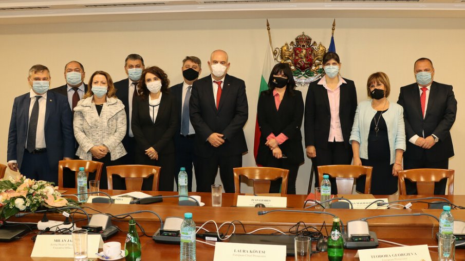 Лаура Кьовеши се срещна с Висшия съдебен съвет