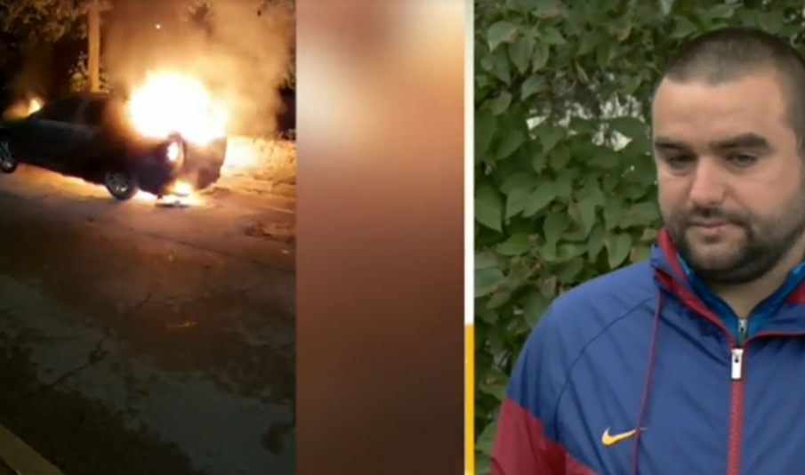 БЛАГОДАРНОСТ?! Запалиха колата на учител от Разлог, спасил дете при катастрофа