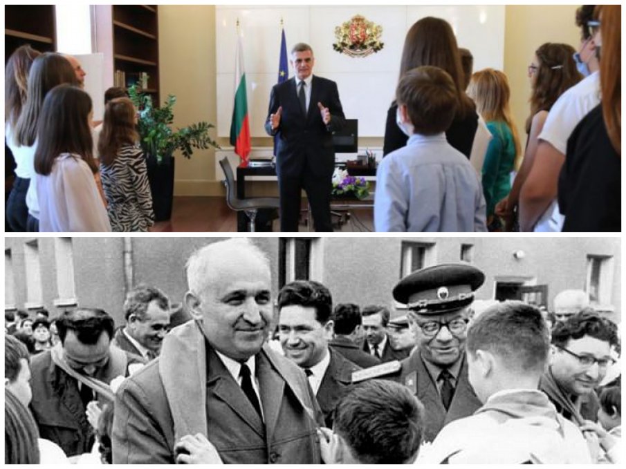 Стефан Янев ни връща в комунизма! Прави се на Тодор Живков - вместо да готви изборите, се среща с деца