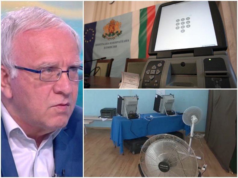 Цветозар Томов от ЦИК - за гръмналите от жегата машини за гласуване, охладени с вентилатори. Ще има ли подобни издънки и на 11 юли